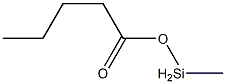 Pentanoic acid methylsilyl ester Struktur