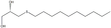 (S)-3-(Decylthio)-1,2-propanediol Struktur