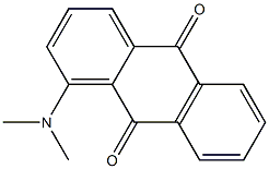 1-(Dimethylamino)-9,10-anthraquinone Struktur