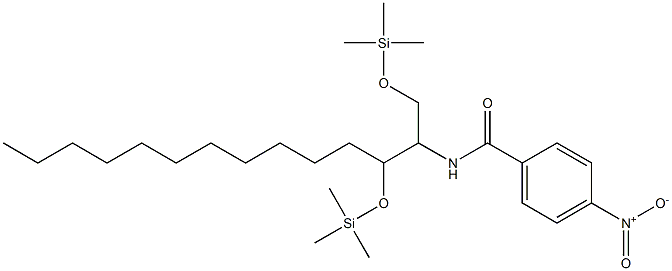 N-[1,3-Bis(trimethylsilyloxy)tetradecan-2-yl]-4-nitrobenzamide Struktur