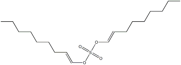 Sulfuric acid di(1-nonenyl) ester Struktur