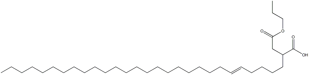 2-(5-Octacosenyl)succinic acid 1-hydrogen 4-propyl ester Struktur