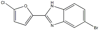 5-Bromo-2-(5-chlorofuran-2-yl)-1H-benzimidazole Struktur