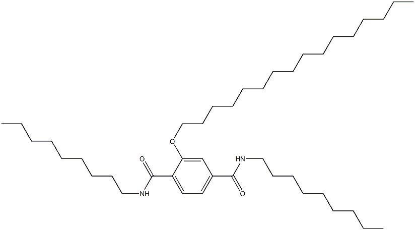 2-(Hexadecyloxy)-N,N'-dinonylterephthalamide Struktur