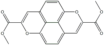 1,6-Dioxapyrene-2,7-dicarboxylic acid dimethyl ester Struktur