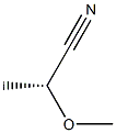 [R,(+)]-2-Methoxypropiononitrile Struktur