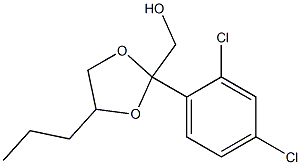 2-(2,4-Dichlorophenyl)-4-propyl-1,3-dioxolane-2-methanol Struktur