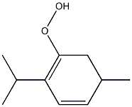 p-Mentha-2,4-dien-5-yl hydroperoxide Struktur