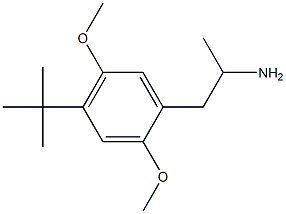 1-(2,5-Dimethoxy-4-tert-butylphenyl)-2-propanamine Struktur