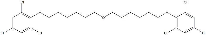 2,4,6-Trichlorophenylheptyl ether Struktur