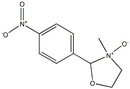 2-(4-Nitrophenyl)-3-methyloxazolidine 3-oxide Struktur