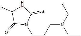 3-[3-(Diethylamino)propyl]-5-methyl-2-thioxoimidazolidin-4-one Struktur