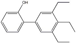 2-(3,4,5-Triethylphenyl)phenol Struktur