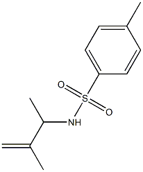 N-(1,2-Dimethyl-2-propenyl)-4-methylbenzenesulfonamide Struktur