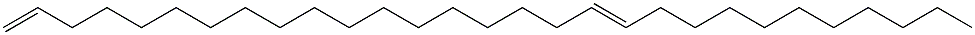 (18E)-Nonacosa-1,18-diene Struktur