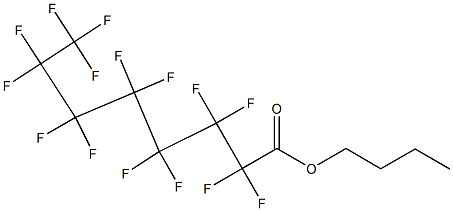 Pentadecafluorooctanoic acid butyl ester Struktur