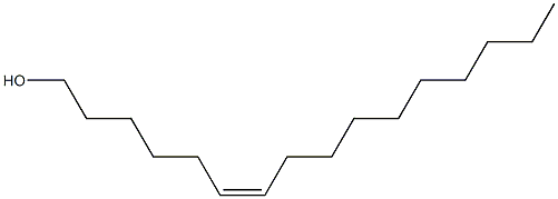 (Z)-6-Hexadecen-1-ol Struktur