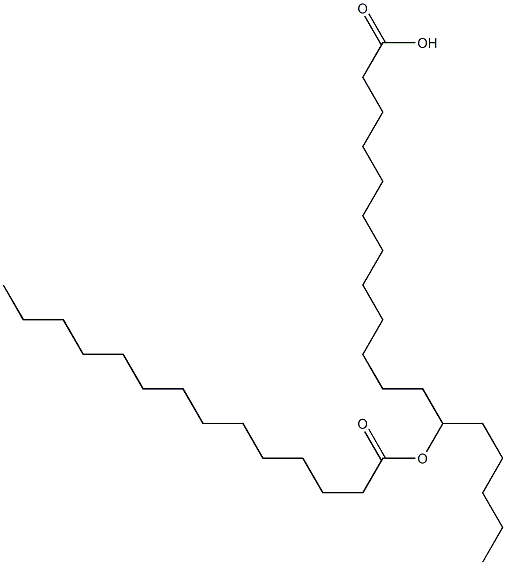 13-Myristoyloxystearic acid Struktur