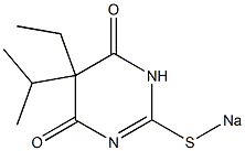 5-Ethyl-5-isopropyl-2-sodiothio-4,6(1H,5H)-pyrimidinedione Struktur