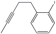 1-(3-Pentynyl)-2-iodobenzene Struktur