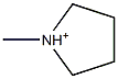 1-Methylpyrrolidinium Struktur