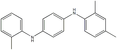 N-(2,4-Dimethylphenyl)-N'-(2-methylphenyl)-p-phenylenediamine Struktur