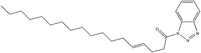 1-(4-Octadecenoyl)-1H-benzotriazole Struktur