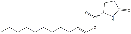 (S)-5-Oxopyrrolidine-2-carboxylic acid 1-undecenyl ester Struktur