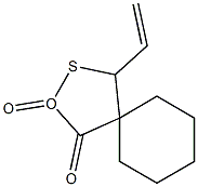 4-Vinyl-1-oxo-2-oxa-3-thiaspiro[4.5]decane2-oxide Struktur