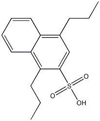 1,4-Dipropyl-2-naphthalenesulfonic acid Struktur