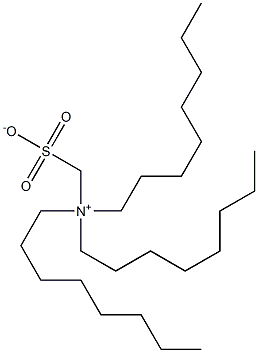 N,N-Dioctyl-N-sulfonatomethyl-1-octanaminium Struktur