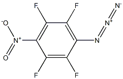 1-Azido-2,3,5,6-tetrafluoro-4-nitrobenzene Struktur