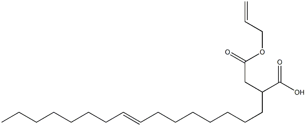 2-(8-Hexadecenyl)succinic acid 1-hydrogen 4-allyl ester Struktur