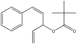 Pivalic acid (Z)-1-phenyl-1,4-pentadien-3-yl ester Struktur