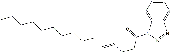 1-(4-Pentadecenoyl)-1H-benzotriazole Struktur