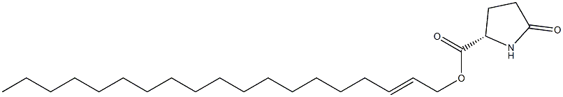 (S)-5-Oxopyrrolidine-2-carboxylic acid 2-nonadecenyl ester Struktur