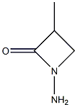 3-Methyl-1-aminoazetidin-2-one Struktur