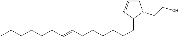 2-(7-Tetradecenyl)-3-imidazoline-1-ethanol Struktur