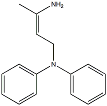 N,N-Diphenyl-2-butene-1,3-diamine Struktur