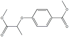 2-(4-Methoxycarbonylphenoxy)propanoic acid methyl ester Struktur