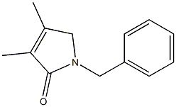 1,5-Dihydro-1-benzyl-3-methyl-4-methyl-2H-pyrrol-2-one Struktur