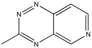 3-Methylpyrido[3,4-e]-1,2,4-triazine Struktur