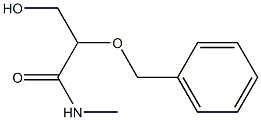 N-Methyl-3-hydroxy-2-(benzyloxy)propanamide Struktur