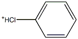 3-Chlorobenzenium Struktur