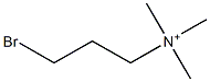 3-Bromopropyltrimethylaminium Struktur