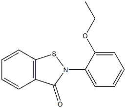 2-(2-Ethoxyphenyl)-1,2-benzisothiazol-3(2H)-one Struktur