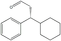 (R)-3-Phenyl-3-cyclohexylpropanal Struktur