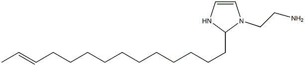 1-(2-Aminoethyl)-2-(12-tetradecenyl)-4-imidazoline Struktur