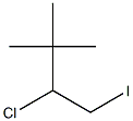 2-Chloro-1-iodo-3,3-dimethylbutane Struktur