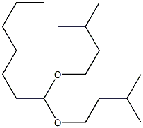 Heptanal diisoamyl acetal Struktur